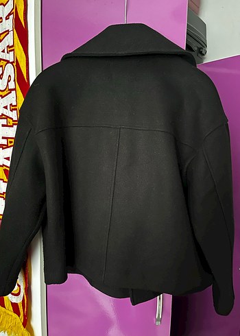 Stradivarius kısa kaban - Görsel 7