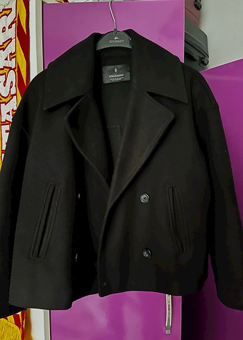 Stradivarius kısa kaban - Görsel 3