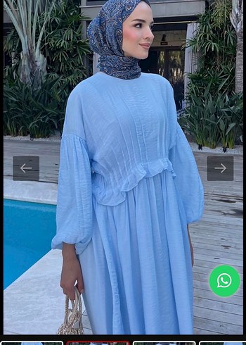 Tesettür elbise - Görsel 5