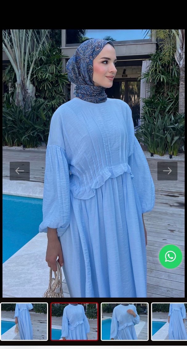 Tesettür elbise - Görsel 5