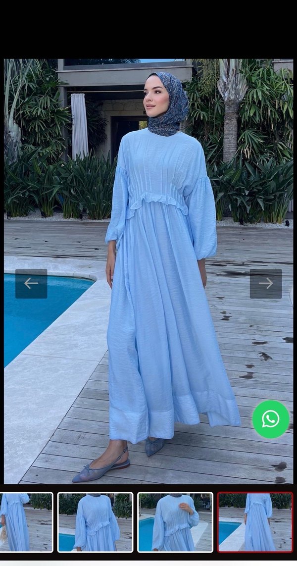 Tesettür elbise - Görsel 3