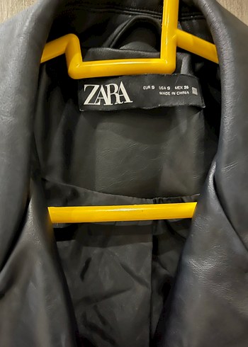 zara deri ceket - Görsel 4