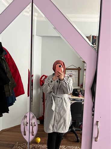 LC Waikiki Lcw gri kaşe kaban