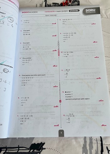 Beden 2025 KPSS Matematik Algoritması Soru Bankası