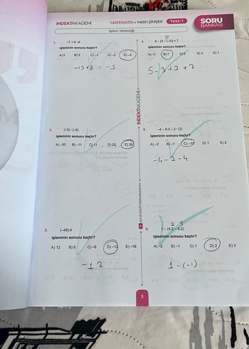 2025 KPSS Matematik Algoritması Soru Bankası