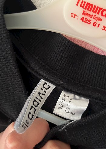 s Beden Siyah Kadın Oversize Sweatshirt