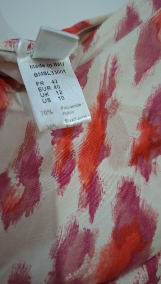 Kadın Multi Renkli Bağlama Desenli Dantelli Mayo - Görsel 4