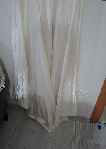 Dantel Detaylı Uzun Beyaz gelinlik - Görsel 6