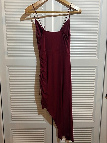 36 Beden Bordo elbise