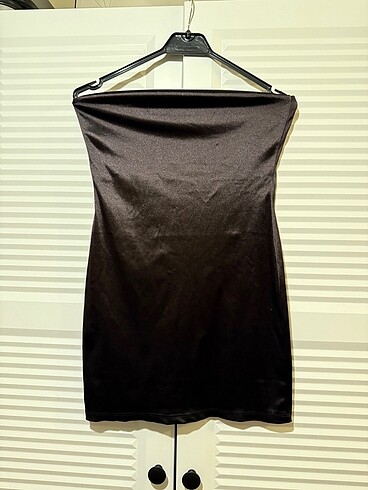 H&M saten mini elbise