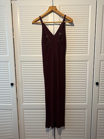 Trendyol & Milla Bordo elbise