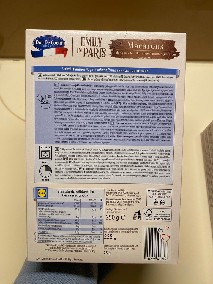 Çikolatalı Macaron Karışımı 250g - Görsel 2