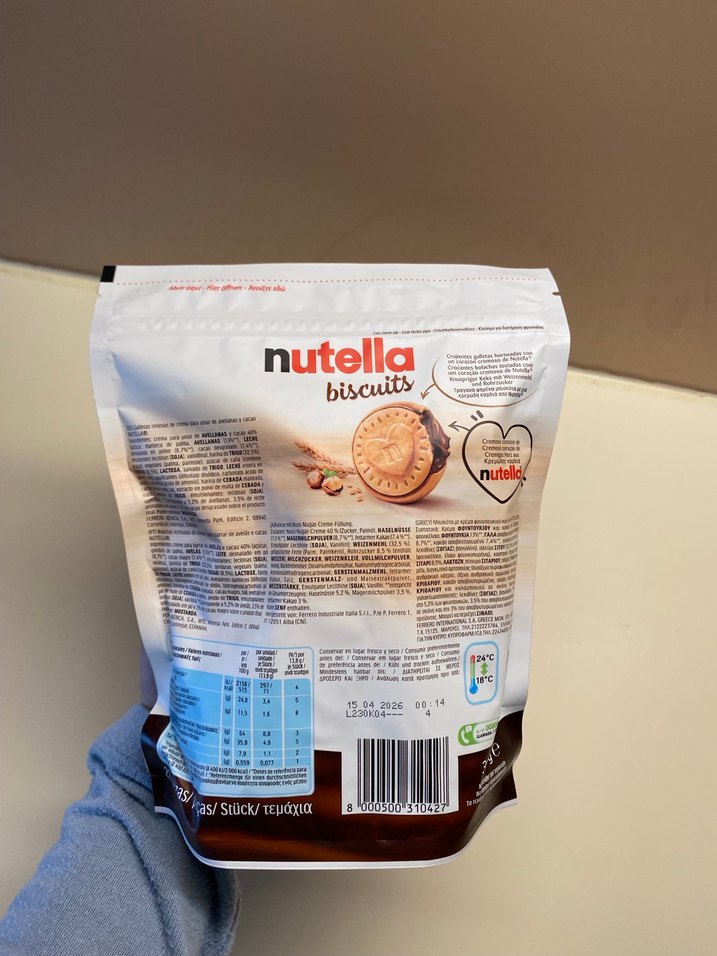 Nutella Kremalı Bisküvi 22'li Paket - Görsel 2
