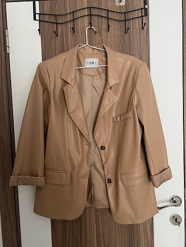 Deri blazer ceket