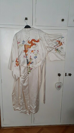 Kimono sabahlık çinden alınma orjinal ipek saten