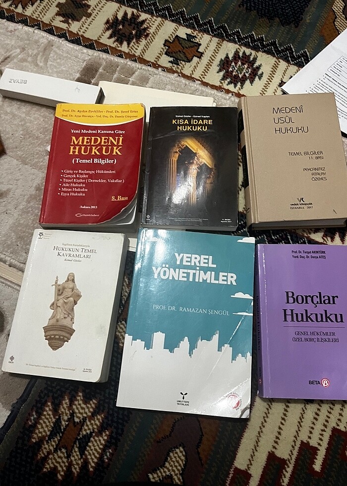 Hukuk kitapları medeni usul Kısa idare hukuku medeni hukuk yerel - Görsel 2