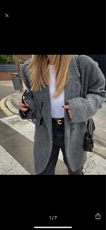 Hm oversize yün blazer