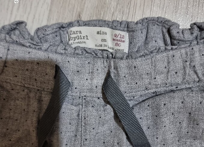 Zara 9/12ay bebek pantolon