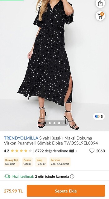 trendyolmilla elbise