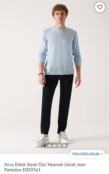 Avva Siyah Jean Pantolon - Görsel 2