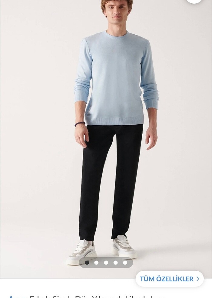 Avva Siyah Jean Pantolon - Görsel 2