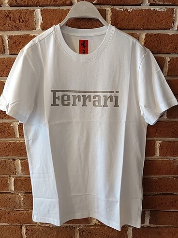 Ferrari beyaz T-Shirt