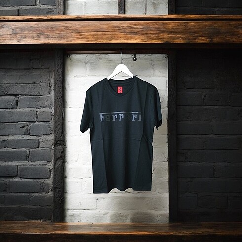 Ferrari Basic Siyah T-Shirt