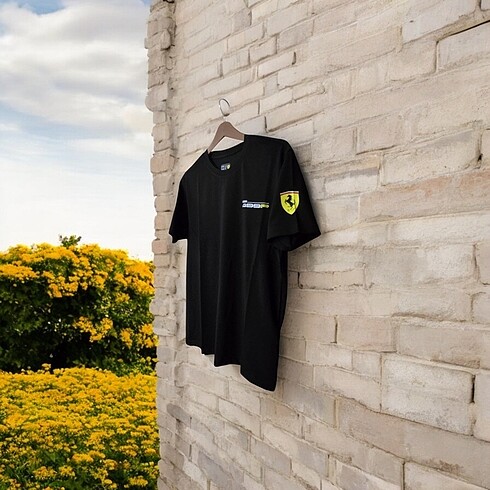 Ferrari Basic Siyah T-Shirt