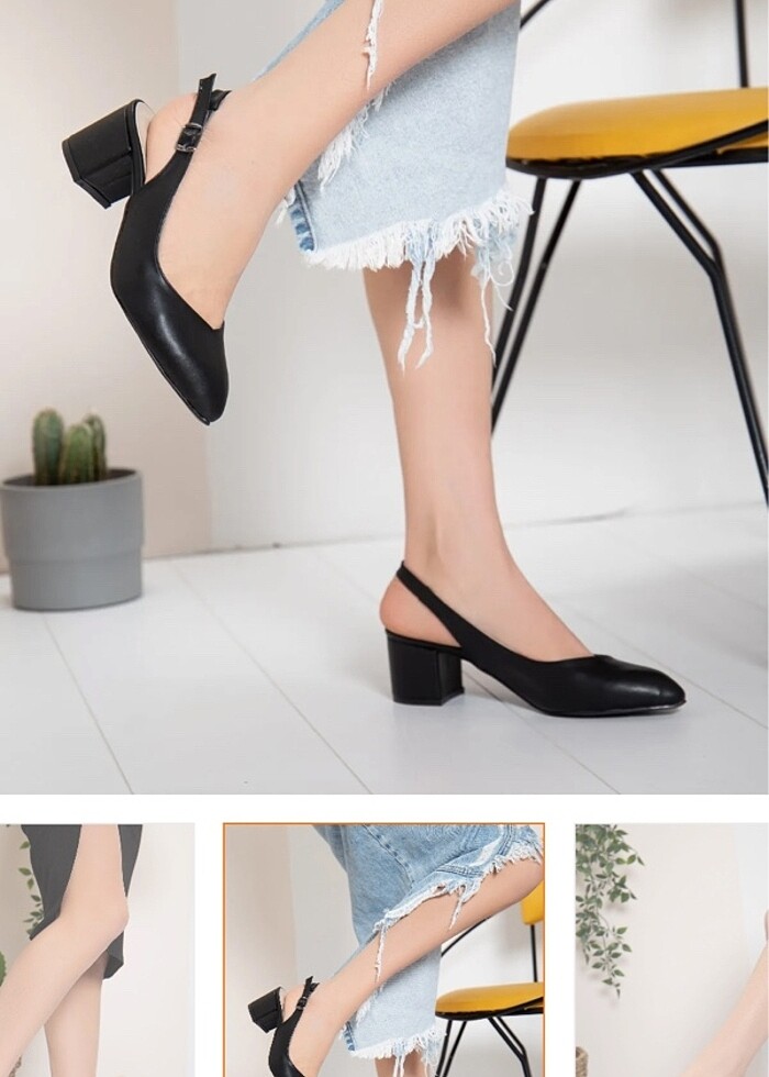 Siyah stiletto - Görsel 2