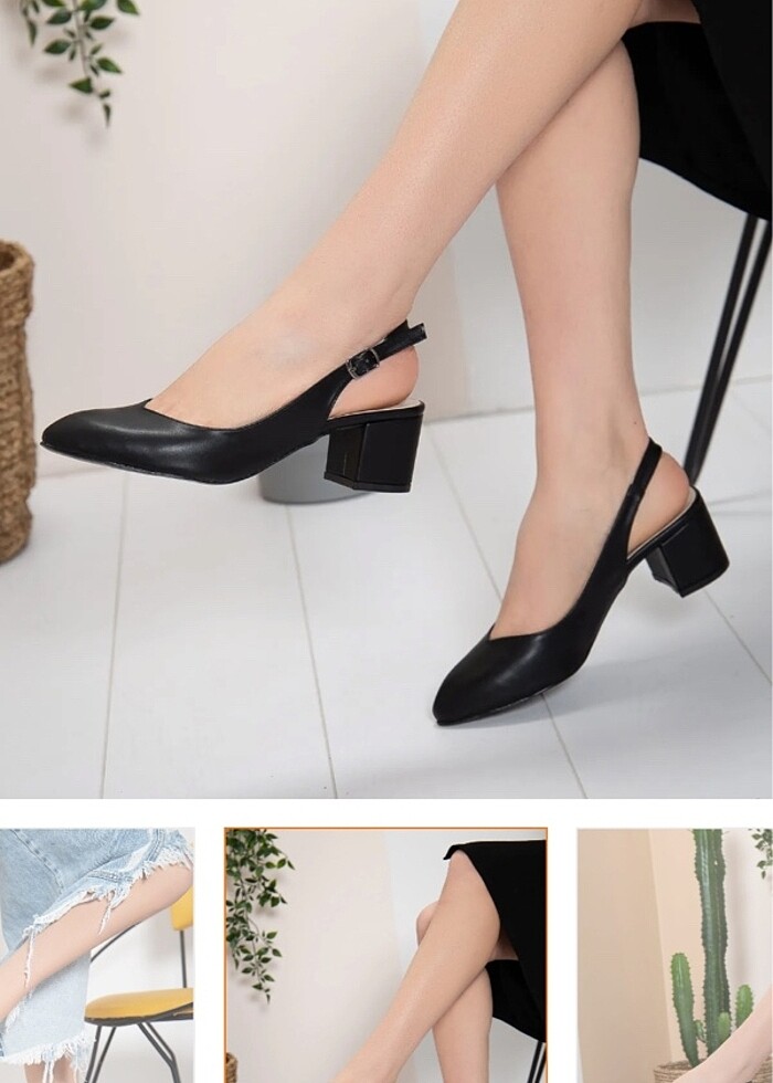 Siyah stiletto - Görsel 3