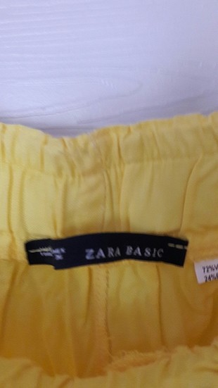 s Beden sarı Renk dökümlü pantolon