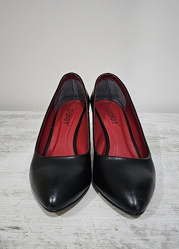 40 Beden siyah Renk Palet Kadın Topuklu Ayakkabı 