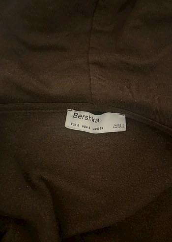 Bershka Kadın Kahverengi Midi Fermuarlı Ceket