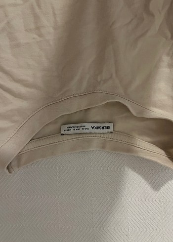 s Beden Bej Kolsuz Hamile Keten Gömlek
