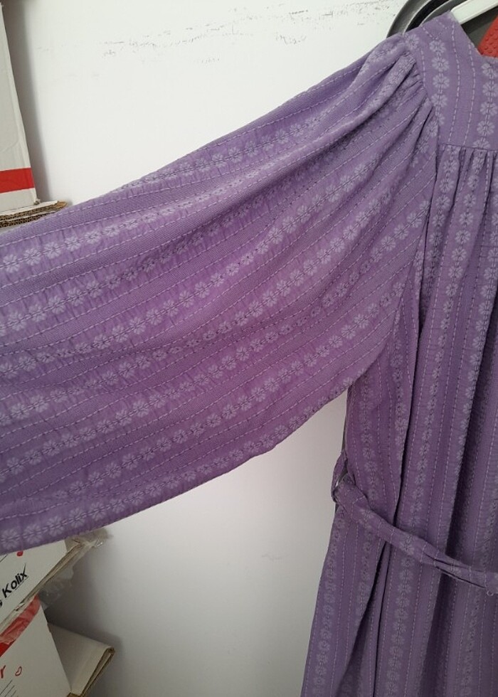 #uzunelbise #kışlıkelbise #genişelbise #robalıelbise  #hamileelb - Görsel 4