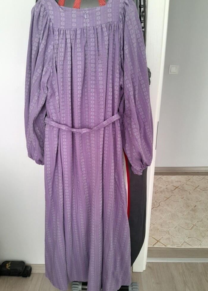 #uzunelbise #kışlıkelbise #genişelbise #robalıelbise  #hamileelb - Görsel 5