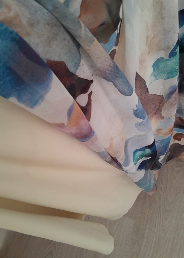 #şifonelbise #dügünelbise #elbise #yazlıkelbise #şal #inceşal - Görsel 2