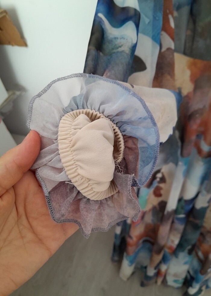 #şifonelbise #dügünelbise #elbise #yazlıkelbise #şal #inceşal - Görsel 3