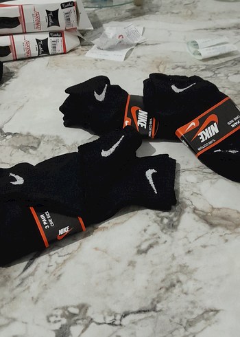 Nike Siyah Spor Corap Seti