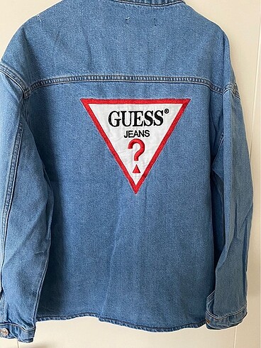 s Beden mavi Renk Guess Kadın Kot Ceket