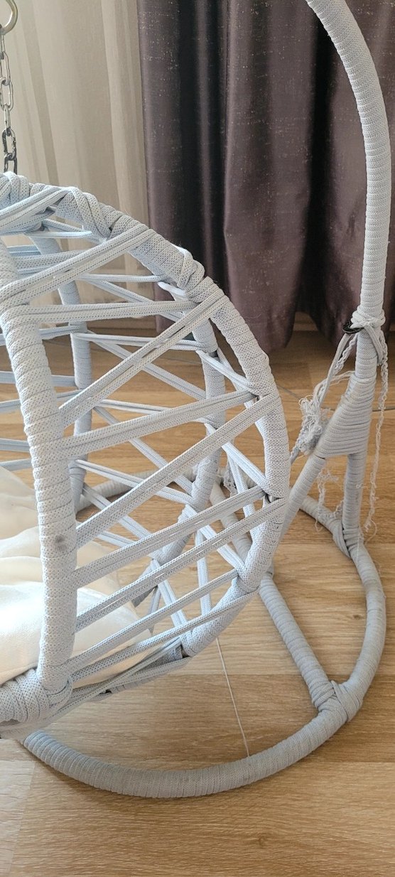 Gri Beyaz Kedi Salıncağı ve Yumuşak Minder - Görsel 2