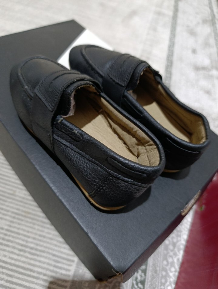 Siyah Erkek Çocuk Tokalı Loafer Ayakkabı - Görsel 2