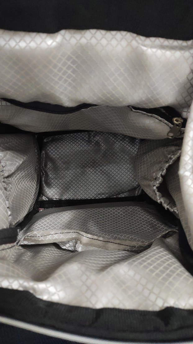 Simli Siyah anne Bebek Sırt Çantası - Görsel 3