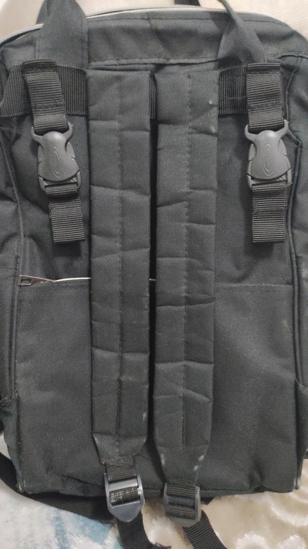 Simli Siyah anne Bebek Sırt Çantası - Görsel 2