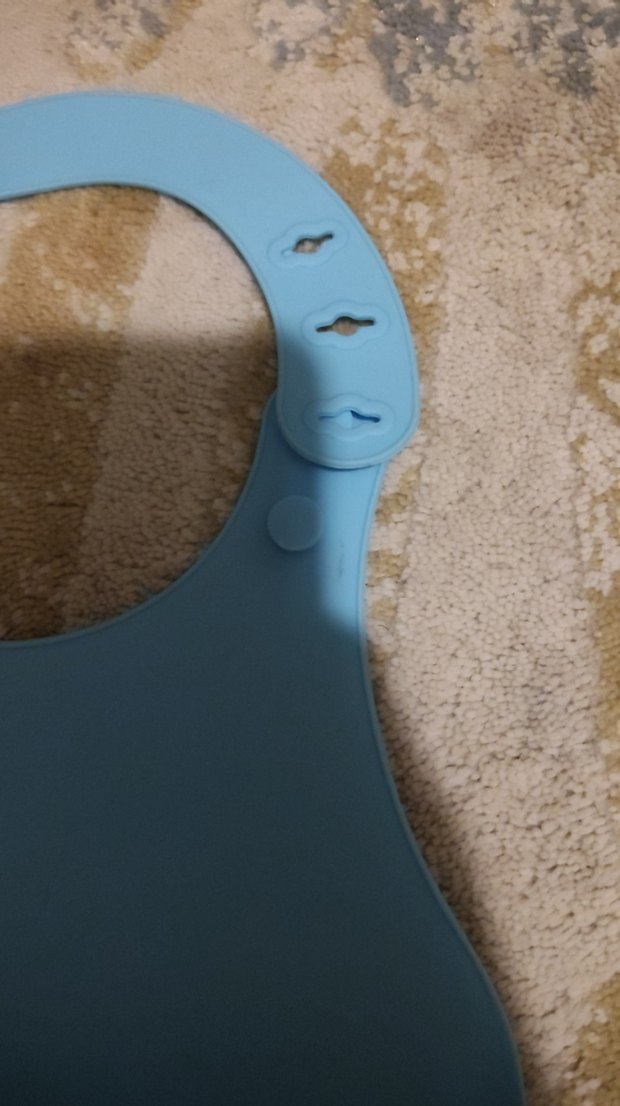 Pastel Mavi Bebek Mama Önlüğü - Görsel 3