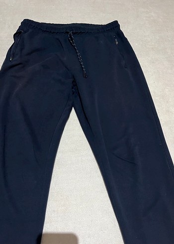 Lacivert Erkek Rahat Kesim Eşofman Altı - Görsel 2