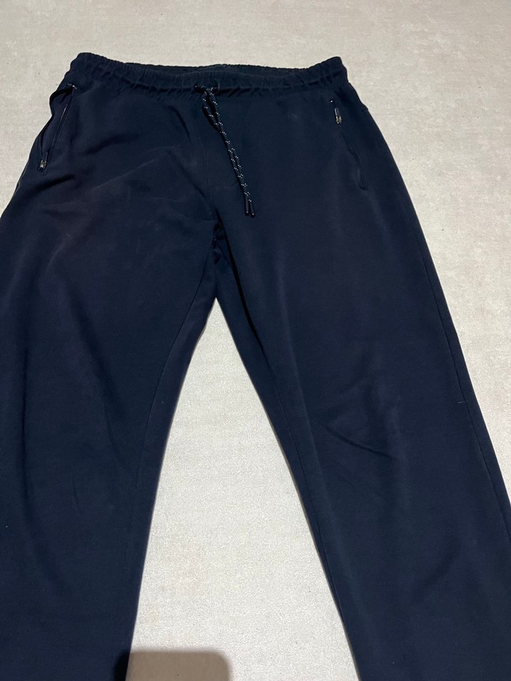 Lacivert Erkek Rahat Kesim Eşofman Altı - Görsel 2