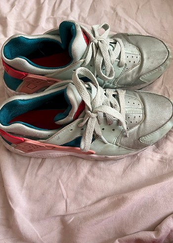 Bağcıklı Çok Renkli Kız Çocuk Spor Ayakkabı - Görsel 4