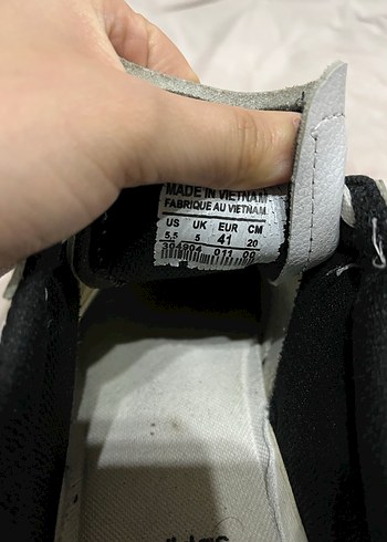 Beyaz Çizgili Kadın Spor Ayakkabı - Görsel 5