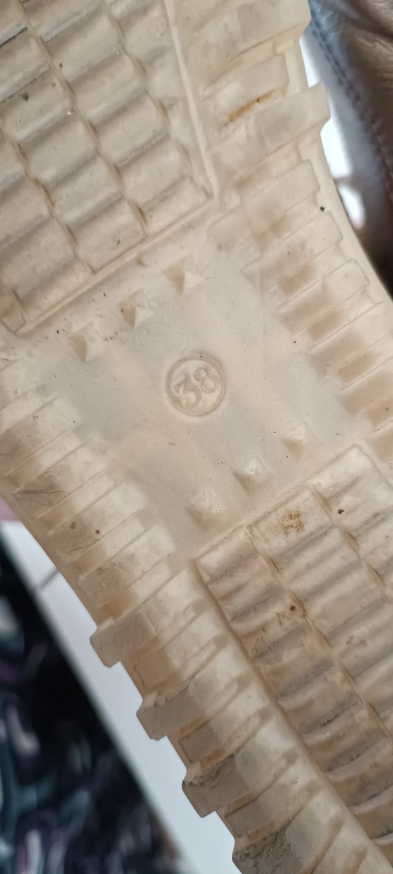 Bej Yılan Desenli Bağcıklı Kadın Spor Ayakkabı - Görsel 5